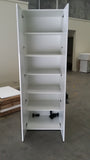 P90--900mm Pantry Complete Set with Plain Gloss White Door