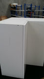 WC60--600mm Wall Corner Overhead Cabinet Complete Set with Plain Gloss White Door