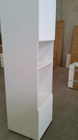 PO60--600mm Oven Tower Pantry Complete Set With Plain Gloss White Door/Front