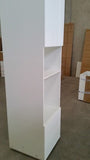 PO60--600mm Oven Tower Pantry Complete Set With Plain Gloss White Door/Front