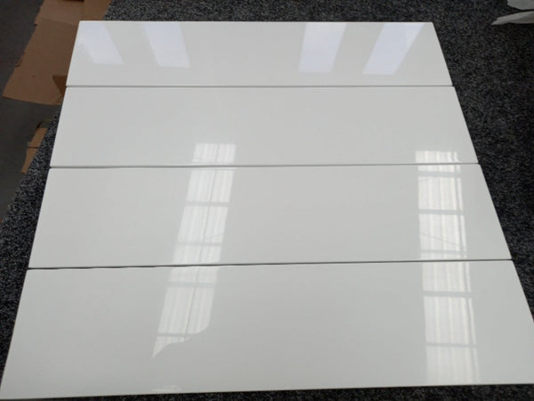 450mm Wide Plain Gloss White Drawer Front for D45-4 Drawer Cabinet