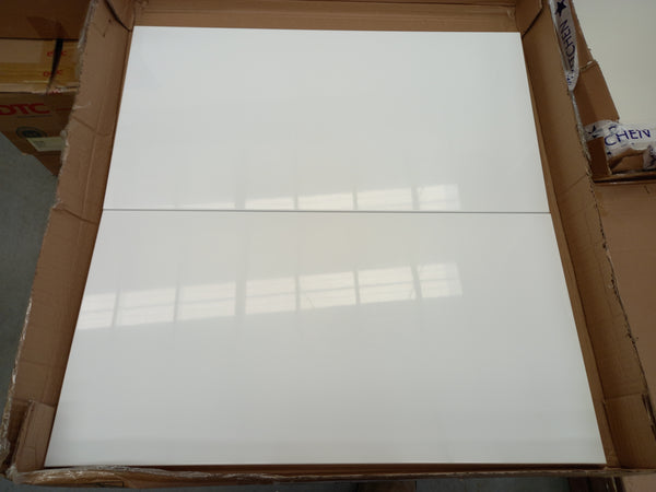 900mm Wide Plain Gloss White Drawer Front for D90-2 Drawer Cabinet