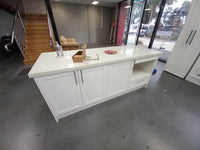 kitchen islands with cabinet and benchtops Shaker style doors