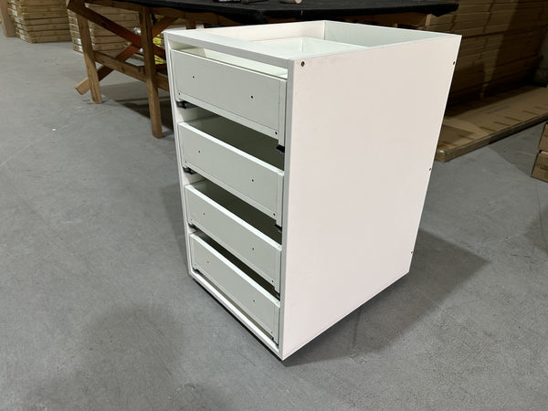D60-4 Base Drawer Cabinet Carcass 4 pullout 600mm wide
