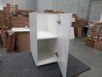 F40--400mm Base Cabinet Complete Set With Plain Gloss White Door