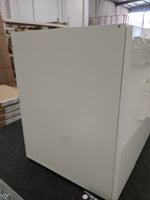 FBC90--900mm Base Blind Corner Cabinet Complete Set With Plain Gloss White Door